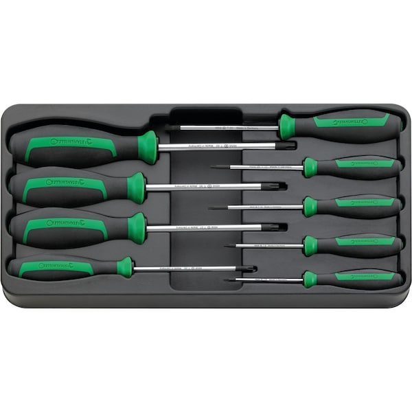 Stahlwille Tools DRALL+ set of screwdrivers No.ES 4656/9 1/3-tray9-pcs. 96838218 - main